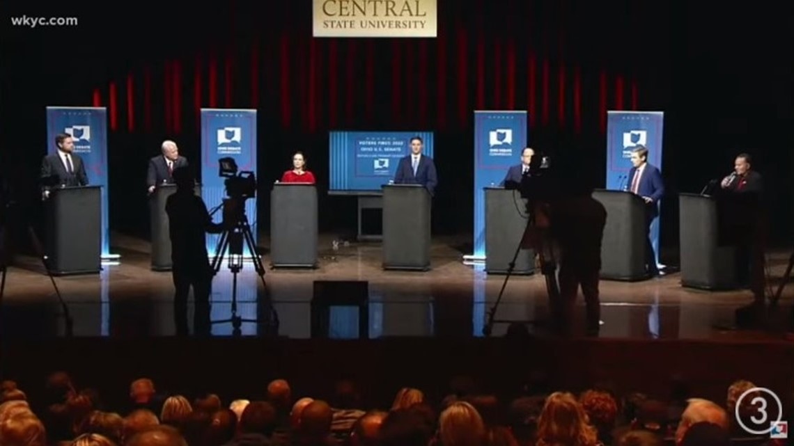 Ohio's Democratic, GOP candidates square off in U.S. Senate debates